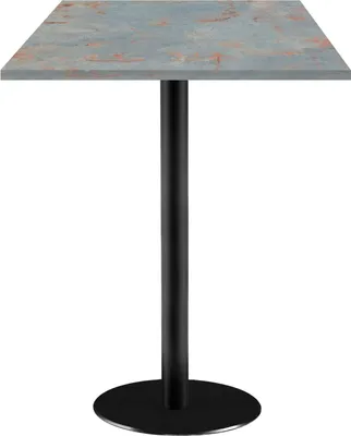 Produktbild von Stehtisch 60 x 60 cm – rostgraues Modell Rom