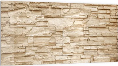 Produktbild von DEQORI Küchenrückwand Glas 100x50 cm 'Raue Schieferwand' Spritzschutz Bad Rückwand