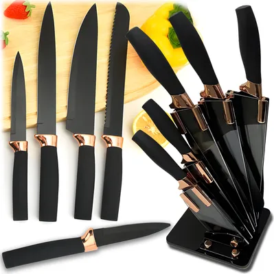 Produktbild von Kuchársky nôž Sada 5 nožov Kuchynský nôž Laserový vzor Ostrý Nôž v japonskom štýle Santoku Cleaver Rezací nôž Užitkový nôž Ultra ostré čepele Retoo