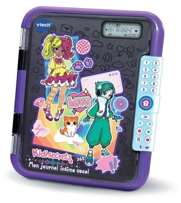 Image de Vtech Kidisecrets 365 - mon journal intime vocal (noir)