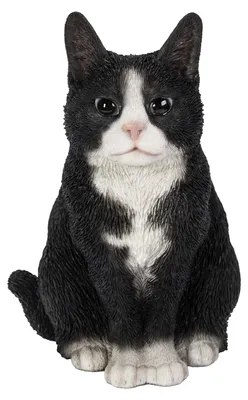 Produktbild von Sitzende Katze (schwarz-weiße Katze)