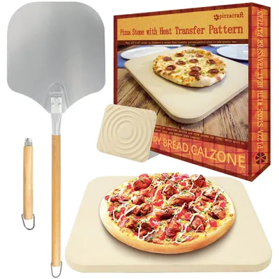 Pizzastein-Set 35x40 cm für Ofen und Grill