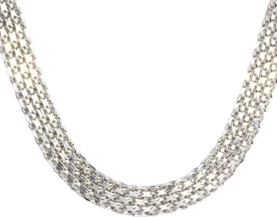Produktbild von Damen Collier aus echt Silber 925 42 cm