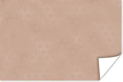 Produktbild von MuchoWow® Poster Muster - Luxus - Rosa - Roségold 90x60 cm - Schlafzimmer