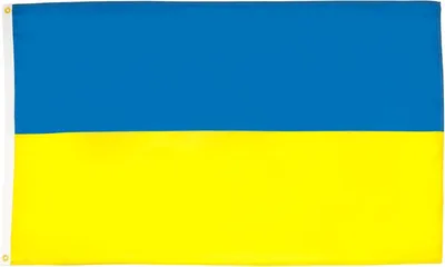 Oekraïne-Vlag, 90 x 150 cm, doppelseitig, Blau/Gelb, für Innen & Außen