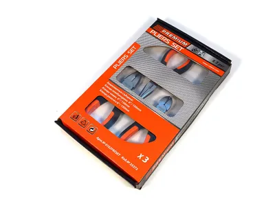 Produktbild von Zangenset Kombizange Spitzzange Seitenschneider Flachrundzange