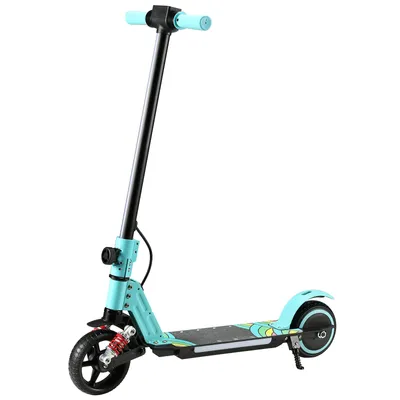 Produktbild von SIMATE S5 Faltbarer Kinder-Elektro-Scooter 6,3 Zoll Vorderrad, 14km/h, 130W, max 70kg, LED-Anzeige, ab 6 Jahren, Himmelblau