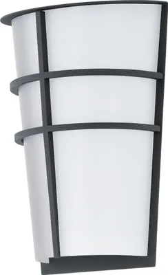 A product shot of an outdoor wall lamp.