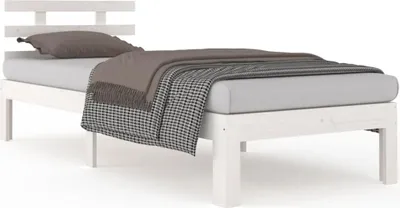 Obrázek produktu pro vidaXL Postel z masivu bílá 100x200 cm