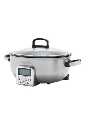 Produktbild von GreenPan CC005285-001, 5,6 l, 2200 W, Edelstahl, Aluminium, LCD, Tasten