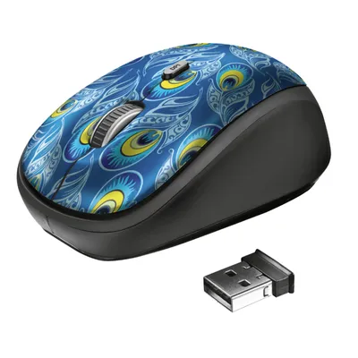 Produktbild von Trust Yvi Maus Beidhändig RF Wireless Optisch 1600 DPI