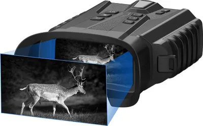 Image de INF Jumelles de Vision Nocturne Numériques HD avec Zoom 4x et Infrarouge Le noir