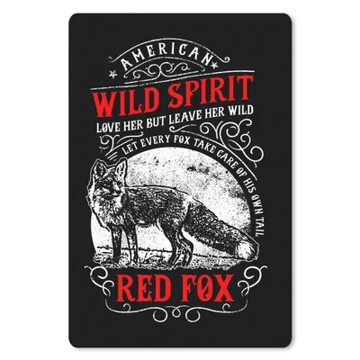 Produktbild von MuchoWow® Mauspad Mousepad Fuchs - Retro - Briefe - Zitat 40x60 cm - Mousepads - Maus Mat - Pad - Mausunterlage - Schreibtisch Accesoire