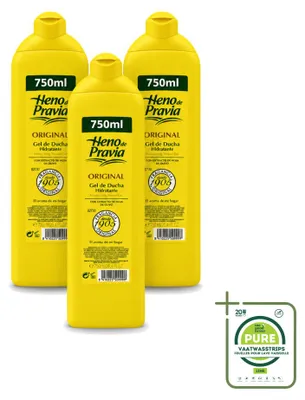 Produktbild von 3 x Heno de Pravia Douchegel Original - 750 ml - Großpackung - 3 Stücke