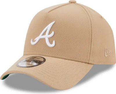 Produktbild von New Era 9Forty A-Frame Cap - Atlanta Braves camel