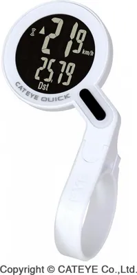 Produktbild von CATEYE Quick CC-RS100W Fahrradcomputer kabellos Weiß.