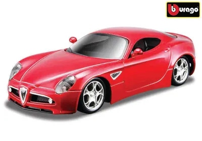 Zdjęcie produktu dla Bburago Alfa 8C Competizione 1:32 czerwony metalik