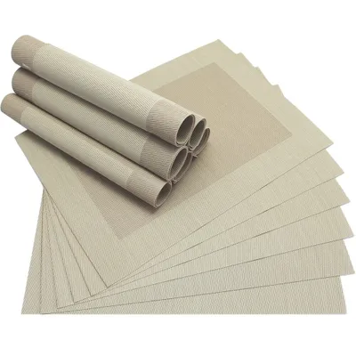 Produktbild von Tischset BORDA Beige Tischunterlage als Tischdeko