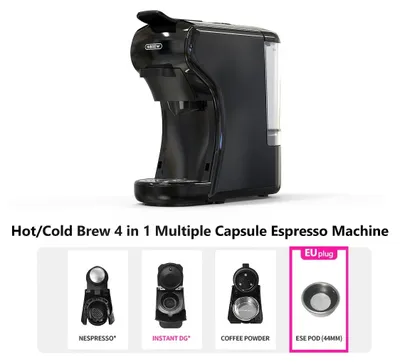 Image de Machine à café – Cafetière à capsules 4-en-1 et machine à expresso avec une pompe de 19 bars