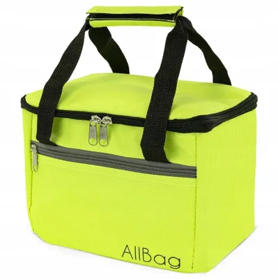 Produktbild von Thermotasche Limettengrün 25x17x17 cm für Lunchboxen für den Strand