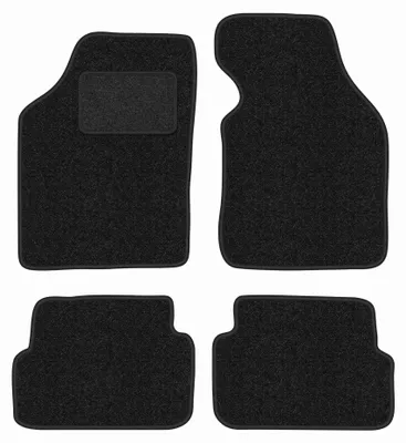 Productafbeelding van Velours automatten voor Mazda Demio 1996-2003 (hatchback) – 4-delig, antraciet, op maat – Wielganizator ANTHRA