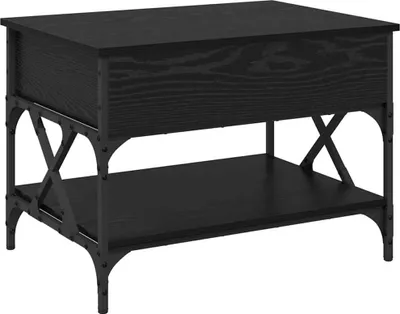 Obrázok produktu pre vidaXL Konferenčný stolík čierny dubový vzhľad 70x50x50cm materiál na báze dreva