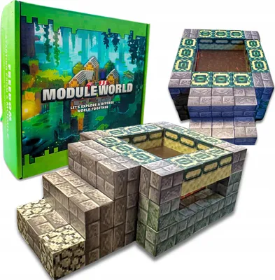 Image de Jeu de cubes magnétiques éducatifs Minecraft 64 PCS + PERSONNES