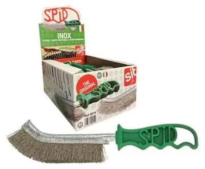 Productafbeelding van Handborstel "SPID" van roestvrij staal, verpakking met 24 stuks