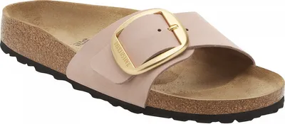 Immagine prodotto di Birkenstock Madrid Big Buckle 1027056 Mules, Donna, Pelle, Rosa tenue, Stretto - Birkenstock Brand, Multicolore, pelle (nabuk)