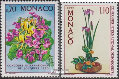 Produktbild von Briefmarken Monaco 1974 Mi 1141-1142 (kompl.Ausg.) postfrisch Floristen