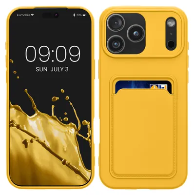 Produktbild von kwmobile Handyhülle für Apple iPhone 18 Pro Max / iPhone 17 Pro Max Hülle mit Kartenfach - TPU Case - Kabelloses Laden - Schutzhülle Cover in