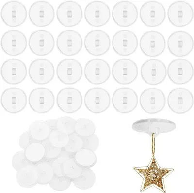 Image de Supports de plafond autocollants - sans perçage - 50 pièces