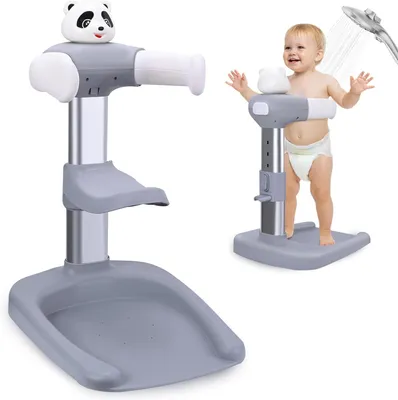Imagen del producto de Soporte ajustable para ducha de bebé, antideslizante, para bebés de 6 a 36 meses, ideal para el cuidado del bebé