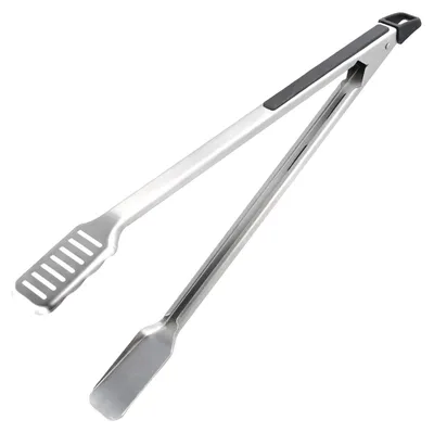 Imagen del producto de Barbacoa de acero inoxidable, de 45 cm, en color y plateado, para asar a la parrilla