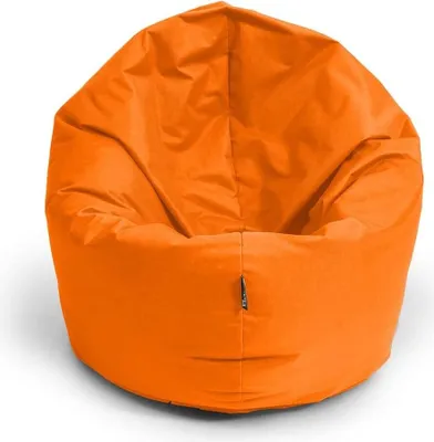 Produktbild von Sitzsack mit füllung 2 in 1 Sitzkissen Bean Bag Outdoor Indoor Wasserfest | Orange 70cm