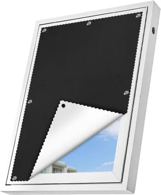Obrázok produktu pre Zatemňovacia roleta 48 x 93 cm, čierna, rolovacia, pre strešné okno