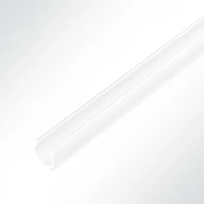 Produktbild von Lysel® Kederschiene Kederleiste Aluminium 90° C-Profil weiß RAL 9016 für Keder 5-9mm L: 2m