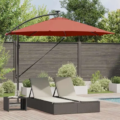 Imagen del producto de Maison Exclusive - Sombrilla, 294 x 294 x 248 cm, fabricado en poliéster y aluminio