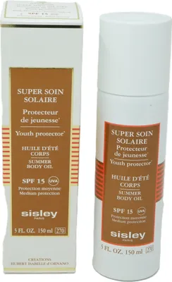 Produktbild von Sisley SUPER SOIN SOLAIRE huile d'été Körper SPF15 150 ml