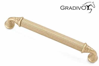 Produktbild von Möbelgriff Küchengriffe Schrankgriff Bügelgriff Schubladengriffe 918 - Matt - Gold 224 mm