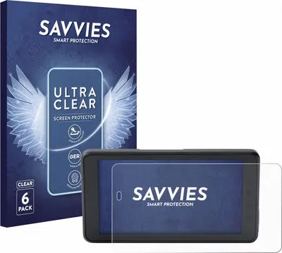 Produktbild von 6x Für BMW ConnectedRide Navigator Schutzfolie Savvies Displayschutz Display Schutz Folie Klar Transparent