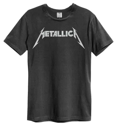 Produktbild von Amplified Uni Shirt Metallica Logo charcoal L