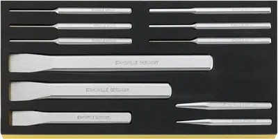 Imagen del producto de Stahlwille, inserto para herramientas S, con juego de extractores de clavijas, modelo TCS 102-108/11