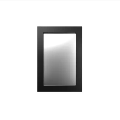 Zdjęcie produktu dla Lustro do przedpokoju w czarnej ramie 60x86 cm