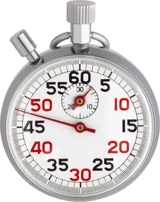 Zdjęcie produktu dla TFA-Dostmann 38.1022, Mechaniczny minutnik, Srebrny, Biały, 30 min, Chrom, Metal, 5 cm, 50 mm