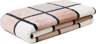 Produktbild von Kuscheldecke 100% Polyester Karo-Motiv "Antigua" 150 x 200 cm - Taupe/Creme/Schoko (71)
