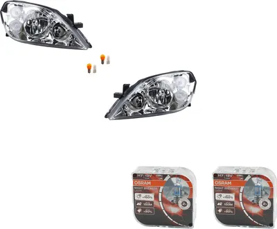 Produktbild von Scheinwerfer Osram Night Breaker Laser passend für Nissan Primera P12 Set Li. Re. 26060AU800 26060AU80B 26010AU800 26010AU80B Johns