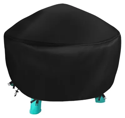 Imagen del producto de Funda impermeable y resistente al polvo para mesa de jardín infantil, fabricada en tela Oxford 420D (87 x 87 x 45 cm)