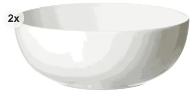 Immagine prodotto di Ciotola 22,5 cm / 2000 ml set di 2 Volos bianco