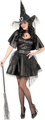 Produktbild von Heks Dame Kurzes Schwarzes Kostüm M